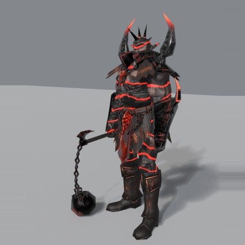Orc summon, fire
