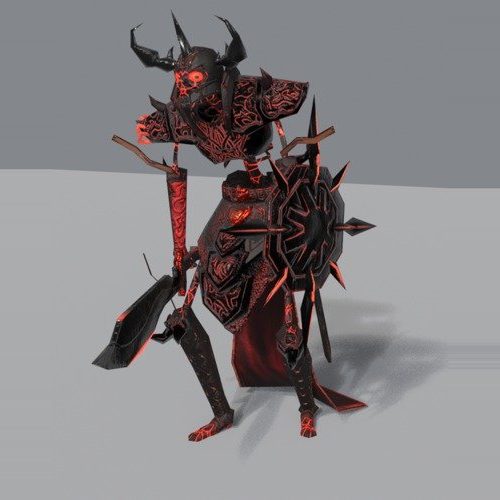 Skeleton Fighter summon, fire