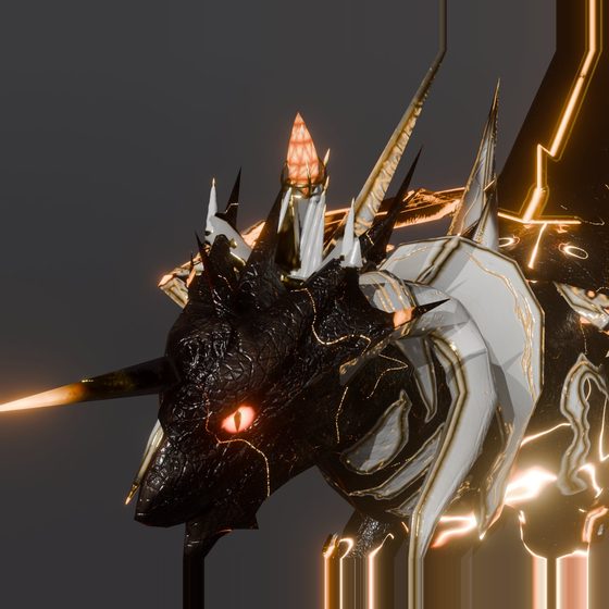 White Dragon summon, close-up