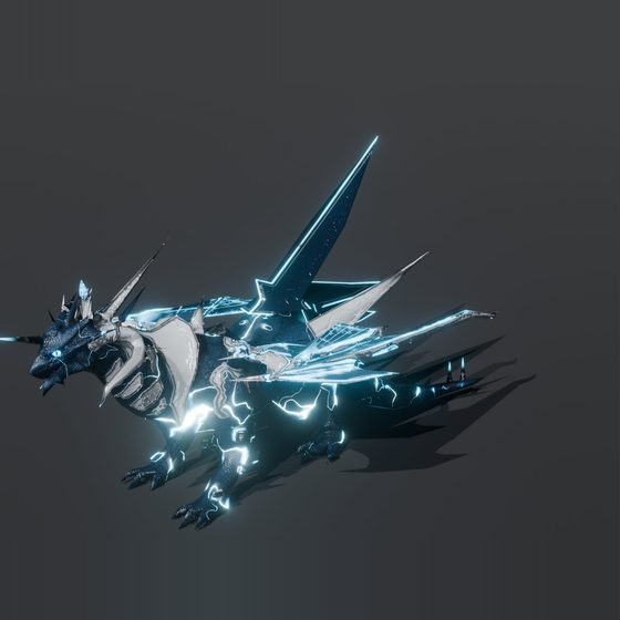 White Dragon summon, ice